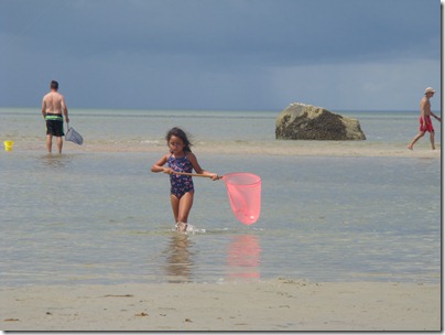 Victoria catching minnows